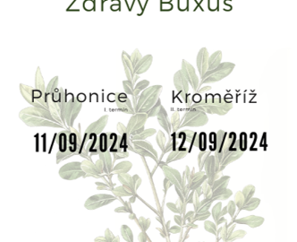 Konference Zdravý Buxus – 11. 9. v Průhonicích a 12. 9. 2024 v Kroměříži.